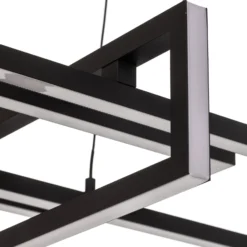 LED-riippuvalaisin Salinas, 3 000 K, matta musta