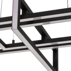 LED-riippuvalaisin Salinas, 3 000 K, matta musta