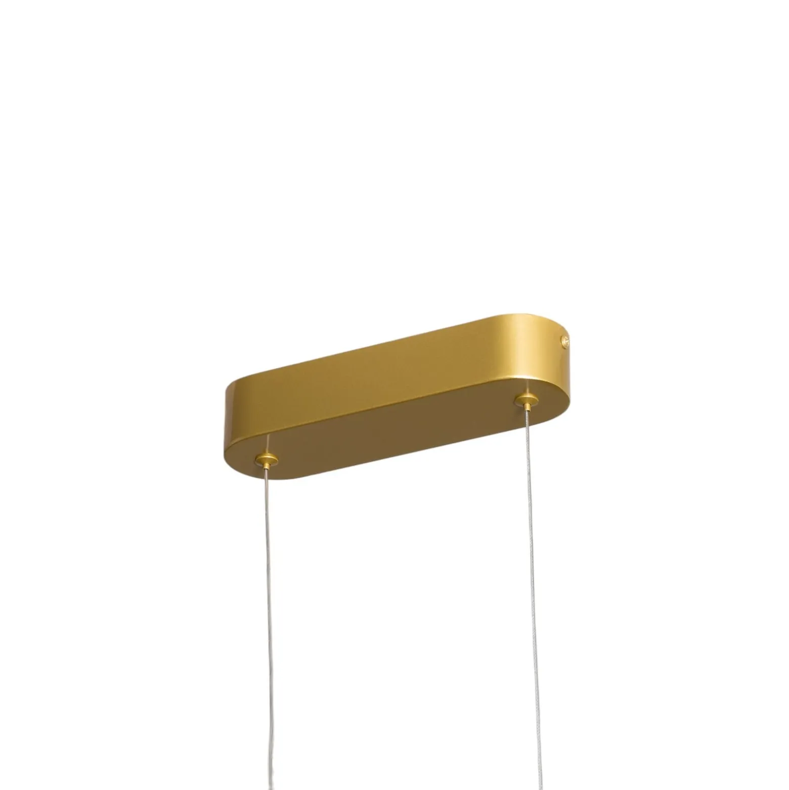 LED-riippuvalaisin Saturno pystysuora, kulta, Ø 50 cm, metalli