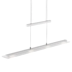 LED-riippuvalaisin Tenso, nikkeli, 64 cm, metalli, CCT, himmennin, himmennettävä