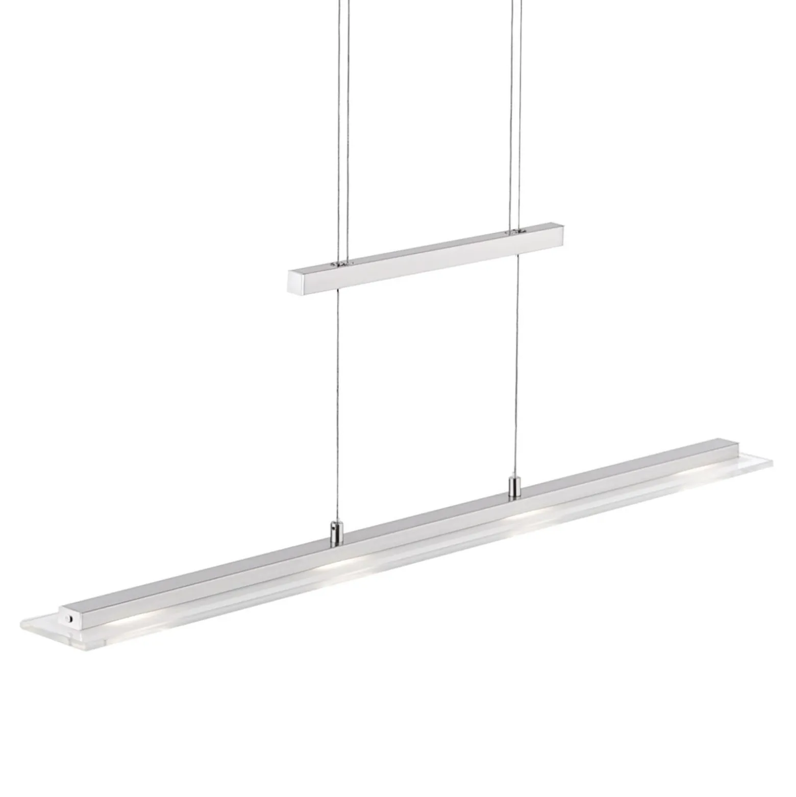 LED-riippuvalaisin Tenso, nikkeli, 64 cm, metalli, CCT, himmennin, himmennettävä