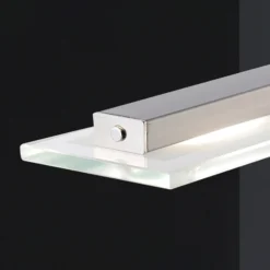 LED-riippuvalaisin Tenso, nikkeli, 64 cm, metalli, CCT, himmennin, himmennettävä