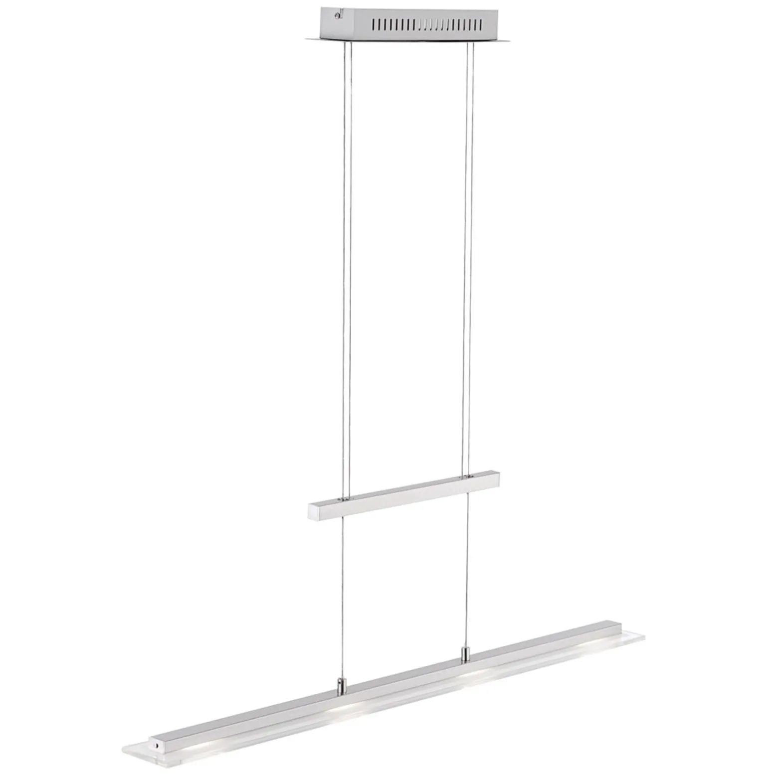 LED-riippuvalaisin Tenso, nikkeli, 64 cm, metalli, CCT, himmennin, himmennettävä
