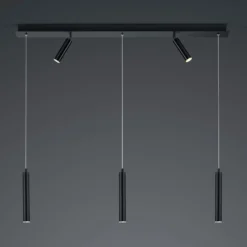 LED-riippuvalaisin Tom 5-lamppuinen, musta