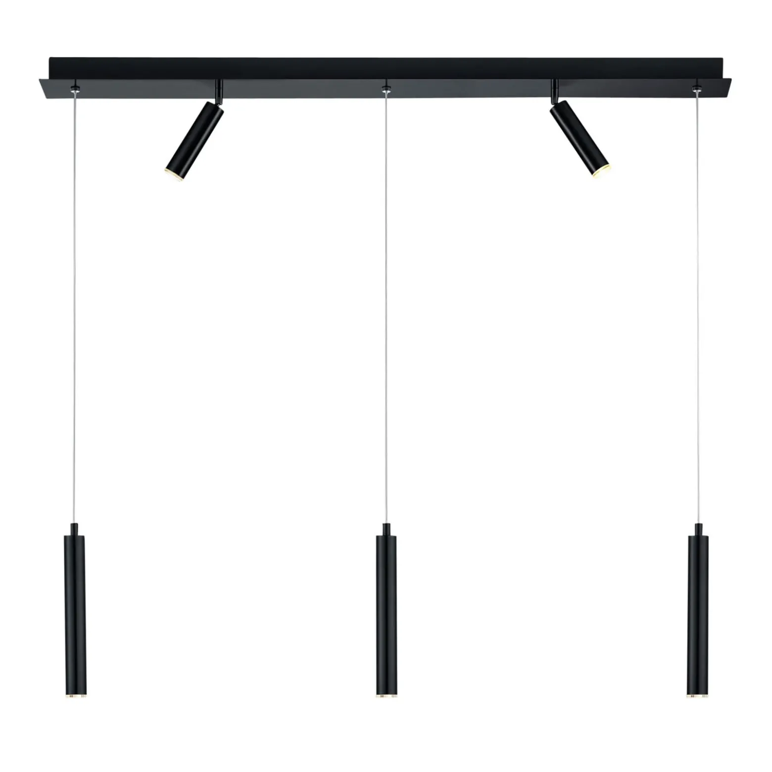LED-riippuvalaisin Tom 5-lamppuinen, musta