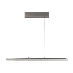 LED-riippuvalaisin Torvi, nikkeli, pituus 88 cm, CCT, kosketusdimmeri