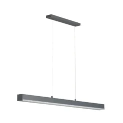 LED-riippuvalaisin Vayana, harmaa, pituus 189 cm, CCT-kosketusdimmeri