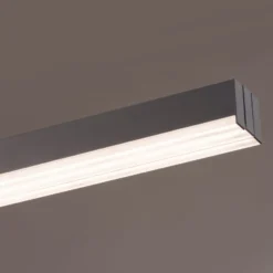 LED-riippuvalaisin Vayana, harmaa, pituus 189 cm, CCT-kosketusdimmeri