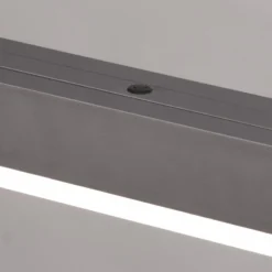 LED-riippuvalaisin Vayana, harmaa, pituus 189 cm, CCT-kosketusdimmeri