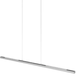 LED-ripustusvalaisin Bande, ylös/alas, teräs, 120 cm, CCT, himmennin,