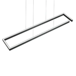 LED-ripustusvalaisin Marisa-100, musta matta, 100 x20cm