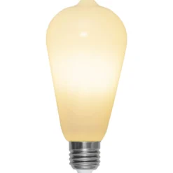 LED-rustiikkilamppu E27 ST64 6,5W 3-step-dim, opal