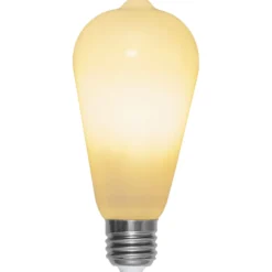 LED-rustiikkilamppu E27 ST64 6,5W 3-step-dim, opal