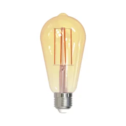 LED-Rustika, hehkulamppu, E27, kullanvärinen, 7W, 2000K, 650 lumenia