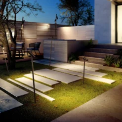 LEDS-C4 Juncus LED-maapistevalaisin, ruskea, 3000 K