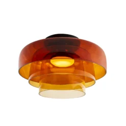 LEDS-C4 LED-kattovalaisin Levels Katto keltainen 3-suuntainen, CCT-arvo