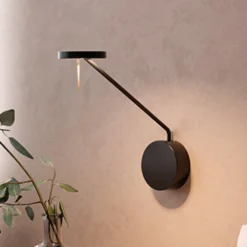 LEDS-C4 LED-seinävalaisin Invisible Reader, 3000K, syvyys 37,4 cm