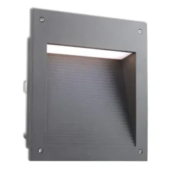 LEDS-C4 Micenas-seinäuppovalaisin 24,8W antrasiit.
