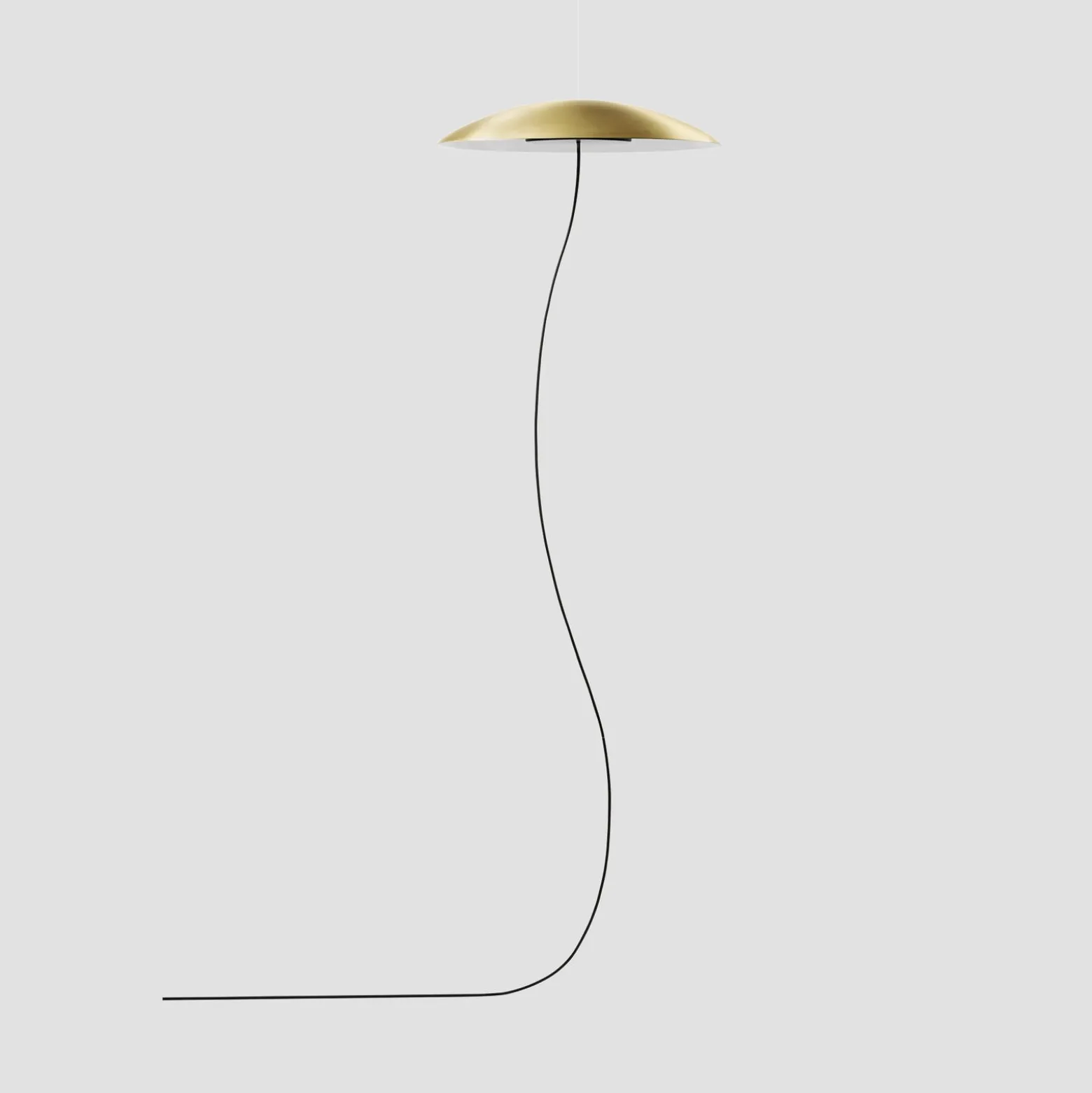 LEDS-C4 Noway Single-LED-valaisin taivutettu kulta