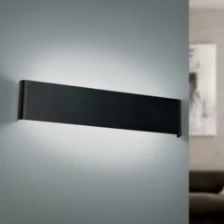 LED-seinävalaisin Accent ylös-/alasvalolla musta