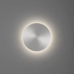 LED-seinävalaisin akku Puntua Ø 18 cm alumiini