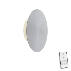 LED-seinävalaisin akku Puntua Ø 18 cm alumiini