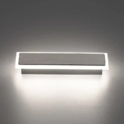 LED-seinävalaisin Aluro, metalli, nikkelin värinen, CCT, himmennettävä