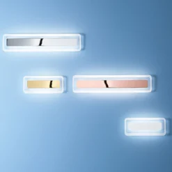 LED-seinävalaisin Antille, kulta, 31,4 cm