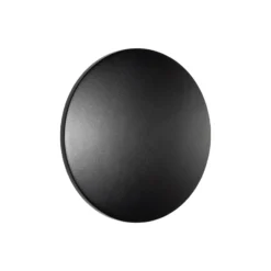 LED-seinävalaisin Aria M, musta, alumiini, Ø 18 cm