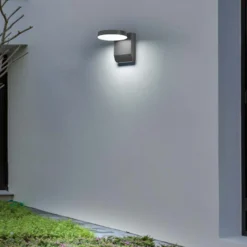 LED-seinävalaisin CMD 9082, antrasiitti, leveys 16 cm, CCT, IP54