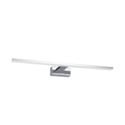 LED-seinävalaisin Conettilla, kromivärinen, leveys 60 cm IP44 CCT