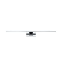 LED-seinävalaisin Conettilla, kromivärinen, leveys 60 cm IP44 CCT