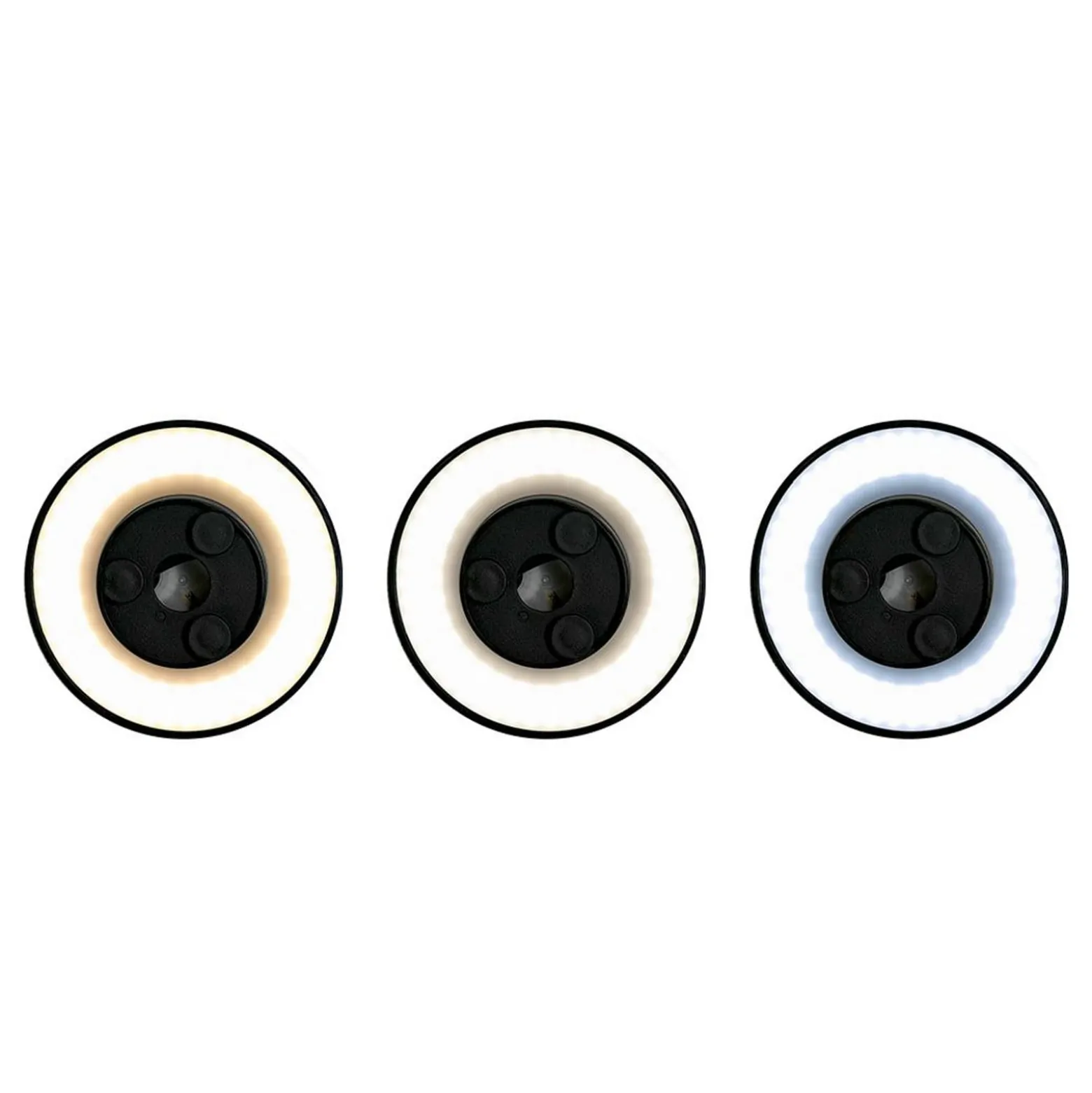 LED-seinävalaisin Disk, Ø 18 cm, musta, muovi, IP65, CCT