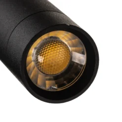 LED-seinävalaisin Enzo kulmikas, kytkimellä, musta