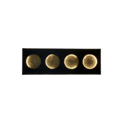 LED-seinävalaisin Fasi Della Luna, musta/kulta
