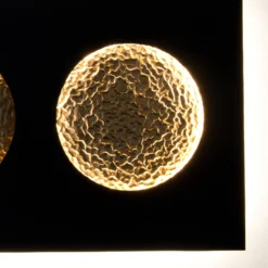 LED-seinävalaisin Fasi Della Luna, musta/kulta