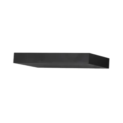 LED-seinävalaisin Guia, musta, metalli, leveys 24 cm