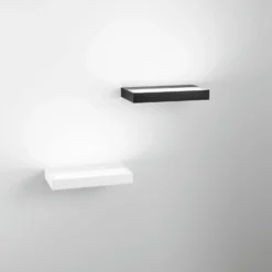 LED-seinävalaisin Guia, musta, metalli, leveys 24 cm