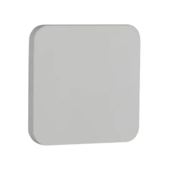 LED-seinävalaisin Gypsum, 15x15cm valkoista kipsiä