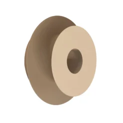 LED-seinävalaisin Hennes, greige/hiekanvärinen, Ø 18 cm, metalli