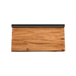 LED-seinävalaisin Kalea, leveys 30 cm, puunvärinen, puu