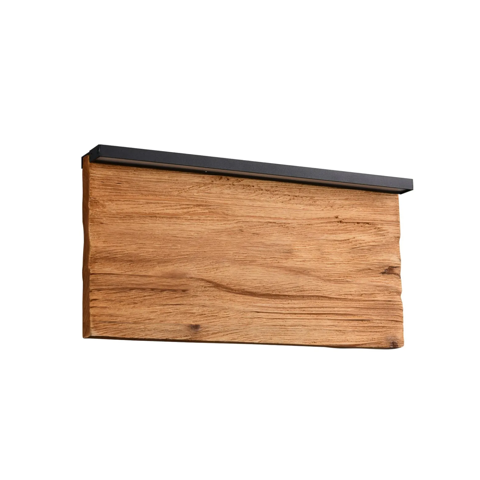 LED-seinävalaisin Kalea, leveys 30 cm, puunvärinen, puu