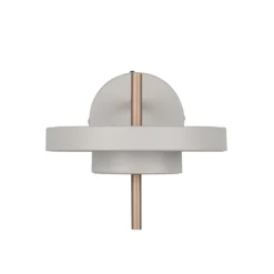 LED-seinävalaisin Keaton, vaaleanharmaa, Ø 20 cm, metalli, CCT