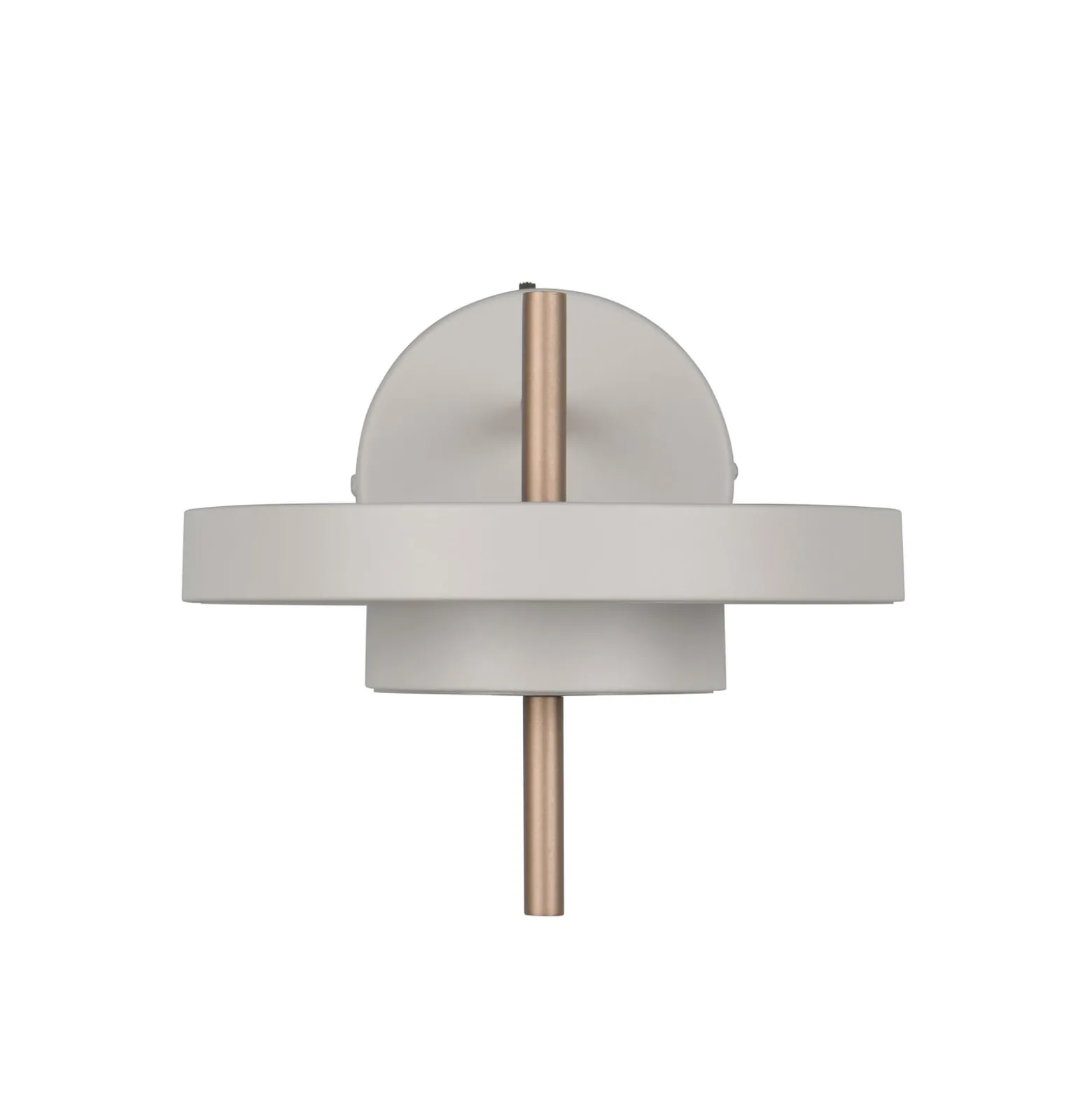LED-seinävalaisin Keaton, vaaleanharmaa, Ø 20 cm, metalli, CCT