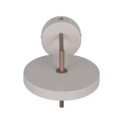 LED-seinävalaisin Keaton, vaaleanharmaa, Ø 20 cm, metalli, CCT