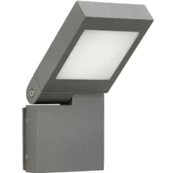 LED-seinävalaisin 0111, kääntyvä pää, antrasiitti