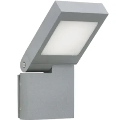 LED-seinävalaisin 0111, kääntyvä pää, hopea