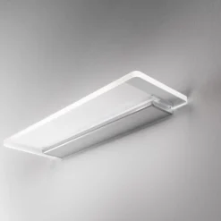 LED-seinävalaisin Laiha, anodisoitu alumiini, alumiini, PMMA, ylös/alas