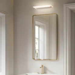 LED-seinävalaisin Laiha, anodisoitu alumiini, alumiini, PMMA, ylös/alas