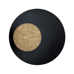 LED-seinävalaisin LUNA GIGANTE XL, musta/kultainen, halkaisija 100 cm,